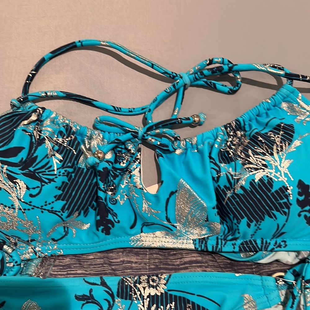 Malibu size large butterfly, bikini from the bikini vault. Vintage.